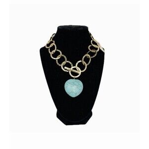 NWT Camila Coelho Gorgeous Reconstituted Turquoise Necklace